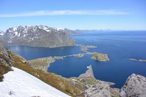 Utsikt fra toppen av Reinebringen